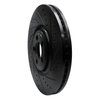 E-Line Drilled & Slotted Black Brake Rotor, Fits Select Jaguar, Position: Front Right - image 4
