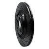 E-Line Drilled & Slotted Black Brake Rotor, Fits Select Jaguar, Position: Rear Right - image 4