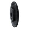 E-Line Drilled & Slotted Black Brake Rotor, 2017-2020 Fits Multiple Makes/Models, Position: Rear Left - image 2