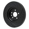 E-Line Drilled & Slotted Black Brake Rotor, 2017-2019 Fits Multiple Makes/Models, Position: Front Left - image 4
