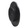 E-Line Drilled & Slotted Black Brake Rotor, 1998-2003 Kia/Hyundai/Genesis, Position: Rear Right - image 2