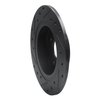 E-Line Drilled & Slotted Black Brake Rotor, 1998-2003 Kia/Hyundai/Genesis, Position: Rear Right - image 4