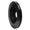 E-Line Drilled & Slotted Black Brake Rotor, Fits Select Kia/Hyundai/Genesis, Position: Front Left - image 1