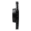 E-Line Drilled & Slotted Black Brake Rotor, 2012-2021 Tesla, Position: Front Left - image 1