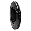 E-Line Drilled & Slotted Black Brake Rotor, 2012-2021 Tesla, Position: Front Right - image 1