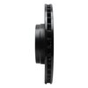 E-Line Drilled & Slotted Black Brake Rotor, 2012-2021 Tesla, Position: Front Right - image 3