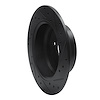 E-Line Drilled & Slotted Black Brake Rotor, 1993-1995 Volvo, Position: Rear Left - image 1