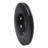 E-Line Drilled & Slotted Black Brake Rotor, 2000-2004 Volvo, Position: Front Left - image 2