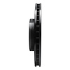 E-Line Drilled & Slotted Black Brake Rotor, 1999-2009 Volvo, Position: Front Right - image 1