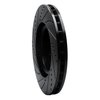 E-Line Drilled & Slotted Black Brake Rotor, 2004-2007 Volvo, Position: Front Right - image 2