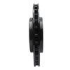 E-Line Drilled & Slotted Black Brake Rotor, 2004-2007 Volvo, Position: Rear Left - image 3