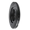 E-Line Drilled & Slotted Black Brake Rotor, 2007-2016 Volvo, Position: Front Right - image 4