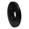 E-Line Drilled & Slotted Black Brake Rotor, 2003-2009 Volvo, Position: Front Left - image 2