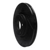 E-Line Drilled & Slotted Black Brake Rotor, 2003-2009 Volvo, Position: Front Left - image 4