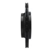 E-Line Drilled & Slotted Black Brake Rotor, 2003-2014 Volvo, Position: Rear Left - image 4