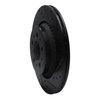 E-Line Drilled & Slotted Black Brake Rotor, 2003-2014 Volvo, Position: Rear Right - image 2