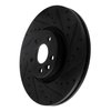 E-Line Drilled & Slotted Black Brake Rotor, 2016-2017 Volvo, Position: Front Right - image 2