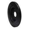 E-Line Drilled & Slotted Black Brake Rotor, 2008-2018 Volvo, Position: Rear Left - image 2