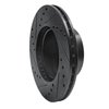 E-Line Drilled & Slotted Black Brake Rotor, 1976-1977 BMW, Position: Front Right - image 2