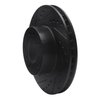 E-Line Drilled & Slotted Black Brake Rotor, 1987-1995 BMW, Position: Front Left - image 3