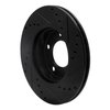 E-Line Drilled & Slotted Black Brake Rotor, 1991-2006 BMW, Position: Front Left - image 4