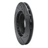 E-Line Drilled & Slotted Black Brake Rotor, 1995-2002 BMW, Position: Right Front - image 3