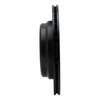 E-Line Drilled & Slotted Black Brake Rotor, 1996-2003 BMW, Position: Rear Left - image 4