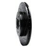 E-Line Drilled & Slotted Black Brake Rotor, 2001-2008 BMW, Position: Front Right - image 3