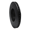 E-Line Drilled & Slotted Black Brake Rotor, 2000-2003 BMW, Position: Front Right - image 1