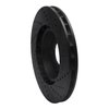 E-Line Drilled & Slotted Black Brake Rotor, 2001-2006 BMW, Position: Right Front - image 2