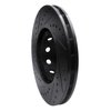 E-Line Drilled & Slotted Black Brake Rotor, 2000-2003 BMW, Position: Left Front - image 2