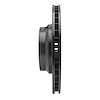 E-Line Drilled & Slotted Black Brake Rotor, 2002-2008 BMW, Position: Front Left - image 1