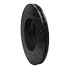 E-Line Drilled & Slotted Black Brake Rotor, 2002-2008 BMW, Position: Front Right - image 1