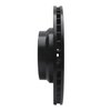 E-Line Drilled & Slotted Black Brake Rotor, 2002-2008 BMW, Position: Front Right - image 2