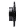 E-Line Drilled & Slotted Black Brake Rotor, 2003-2008 BMW, Position: Rear Left - image 3