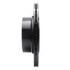 E-Line Drilled & Slotted Black Brake Rotor, 2003-2008 BMW, Position: Rear Right - image 2