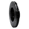 E-Line Drilled & Slotted Black Brake Rotor, 2004-2010 BMW, Position: Front Right - image 3