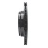 E-Line Drilled & Slotted Black Brake Rotor, 2004-2010 BMW, Position: Rear Right - image 3
