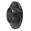 E-Line Drilled & Slotted Black Brake Rotor, 2006-2013 BMW, Position: Front Left - image 3
