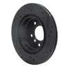 E-Line Drilled & Slotted Black Brake Rotor, 2006-2013 BMW, Position: Rear Left - image 3