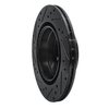 E-Line Drilled & Slotted Black Brake Rotor, 2006-2013 BMW, Position: Rear Right - image 2