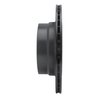 E-Line Drilled & Slotted Black Brake Rotor, 2006-2010 BMW, Position: Rear Left - image 4