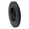 E-Line Drilled & Slotted Black Brake Rotor, 2007-2015 BMW, Position: Front Right - image 4