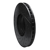 E-Line Drilled & Slotted Black Brake Rotor, 2007-2008 BMW, Position: Front Right - image 1