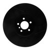 E-Line Drilled & Slotted Black Brake Rotor, 2009-2017 BMW, Position: Left Front - image 2