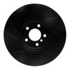 E-Line Drilled & Slotted Black Brake Rotor, 2010-2018 BMW, Position: Left Front - image 2