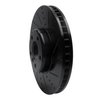 E-Line Drilled & Slotted Black Brake Rotor, 2010-2018 BMW, Position: Left Front - image 3