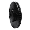 E-Line Drilled & Slotted Black Brake Rotor, 2010-2018 BMW, Position: Right Front - image 1