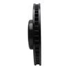 E-Line Drilled & Slotted Black Brake Rotor, 2010-2018 BMW, Position: Right Front - image 4