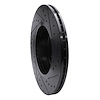 E-Line Drilled & Slotted Black Brake Rotor, 2011-2016 BMW, Position: Front Left - image 1